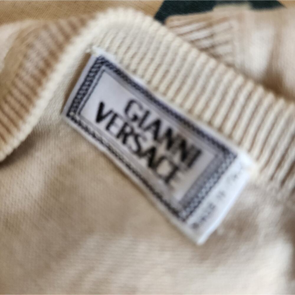 GIANNI TAUPE TANK WITH SEQUIN ACCENTS SIZE MED - Picture 6 of 6